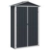 vidaXL Vrtna lopa antracitna 116x45x175 cm pocinkano jeklo