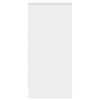 vidaXL Komoda bela 29,5x34x76 cm inženirski les