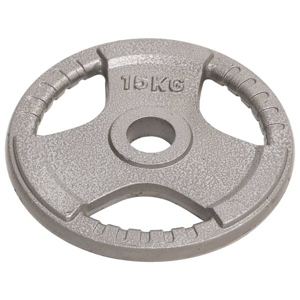 vidaXL Olimpijske uteži 2 kosa 30 kg lito železo