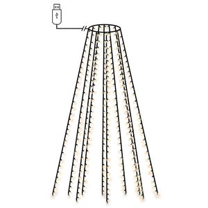 vidaXL Lučke za novoletno jelko 150 LED lučk 150 cm