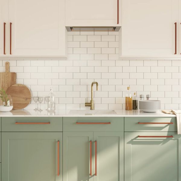 vidaXL Ročaji za omarico 5 kosov bron 320 mm nerjaveče jeklo