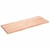 vidaXL Mizna plo&scaron;ča sv. rjava 160x60x(2-4)cm obdelana trdna hrastovina