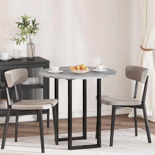 vidaXL Nepremična povr&scaron;ina Siva sonoma 80 x 80 x 1,5 cm