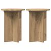 vidaXL Stojalo za rastline 2 pcs Artisan hrast &Oslash;29,5 x 40 cm