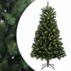 vidaXL Umetno Zložljivo Božično Drevo 150 cm 150 LED Toplo bela