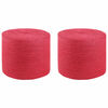 vidaXL Vrv iz jute 2 pcs Rdeča 100% Tossa jute