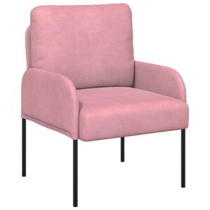 vidaXL Sedežne garniture z blazino 55cm Roza Vezani les