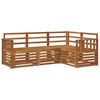 vidaXL Sedežne garniture 4 pcs Naravna Masiven les akacije