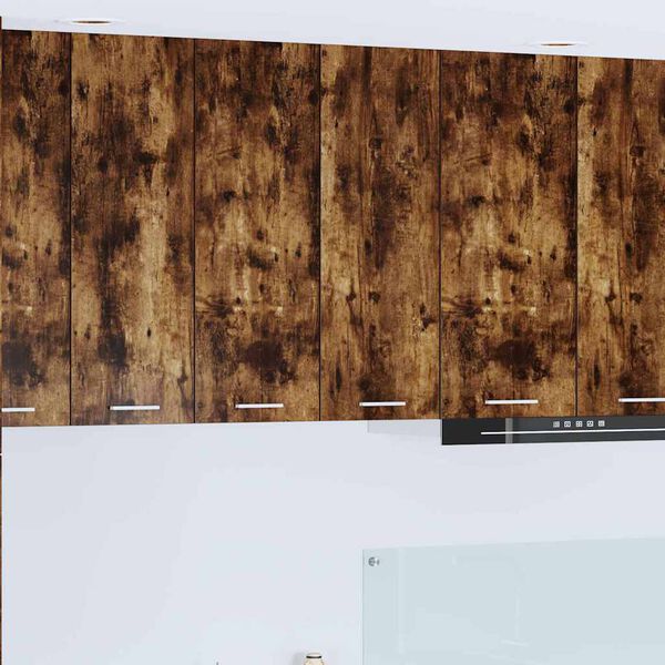 vidaXL Viseča omarica Dimljeni oreh 60 x 31 x 80 cm Konstruiran les