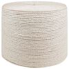 vidaXL Vrv iz jute 8 mm Bela 100% Tossa jute