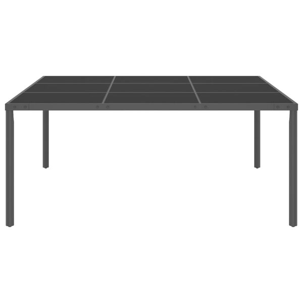 vidaXL Zunanja jedilna garnitura 13-delna jeklo