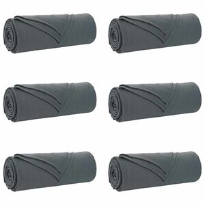 vidaXL Obloge 6 kos Temno siva 280 x 210 cm 4.88 kg Flis