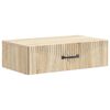 vidaXL Stenska stranska miza Sonoma hrast 59 x 34,5 x 17 cm