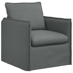 vidaXL Kavč Temno siva 75 x 82 x 85 cm blago