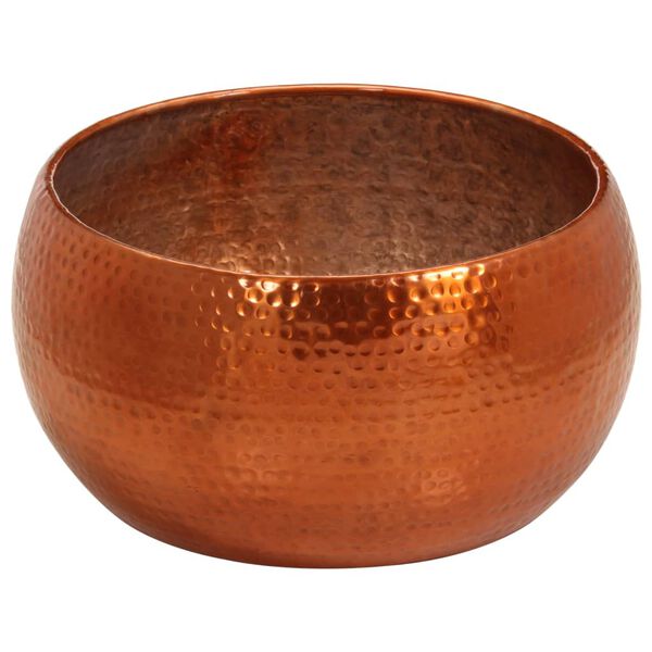 vidaXL Klubska mizica medenina Ø55x28 cm aluminij