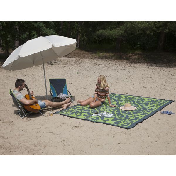 Bo-Camp Zunanja preproga Chill mat Oriental 2,7x2 m L zelena