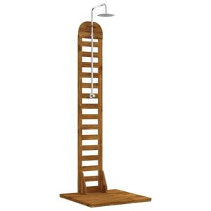 vidaXL Zunanji tu&scaron; 225 cm Trdna akacijeva les in nerjavna stole