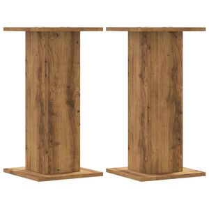 vidaXL Stojalo za rastline 2 kosa artisan hrast 30x30x60 cm inž. les