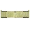 vidaXL Vrtna vrata 2 kosa impregnirana borovina 300x75 cm