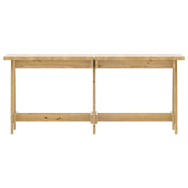 vidaXL Vrtna jedilna garnitura 5-delna impregnirana borovina