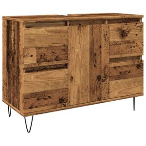 vidaXL Kopalni&scaron;ka omarica star les 80x33x60 cm inženirski les