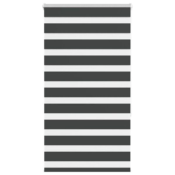 idaXL Zebra senčilo črna 85x150 cm tkanina &scaron;irina 80,9 cm poliester