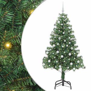 vidaXL Božično drevo Zelena 180 cm PVC
