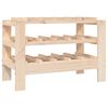 vidaXL Stojalo za vino 61,5x30x42 cm trdna borovina