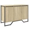 vidaXL Omarica za umivalnik sonoma hrast 91x35x60 cm inženirski les