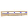 vidaXL TV omarica z LED lučkami sonoma hrast 240x35x40 cm