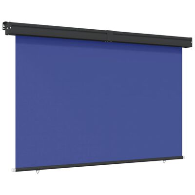vidaXL Balkonska stranska tenda 145x250 cm modra