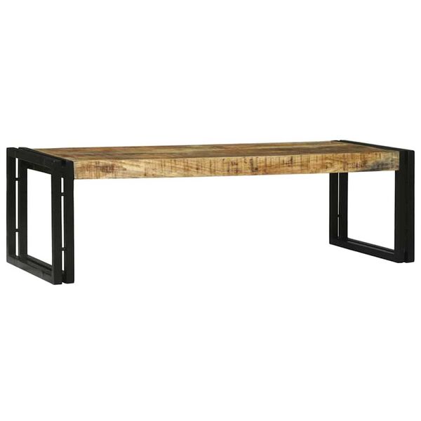 vidaXL Klubska miza 2 pcs Rjava 48 x 40 x 40 cm trden mangov les