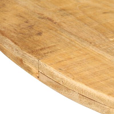 vidaXL Jedilna miza okrogla 175x75 cm robusten mangov les