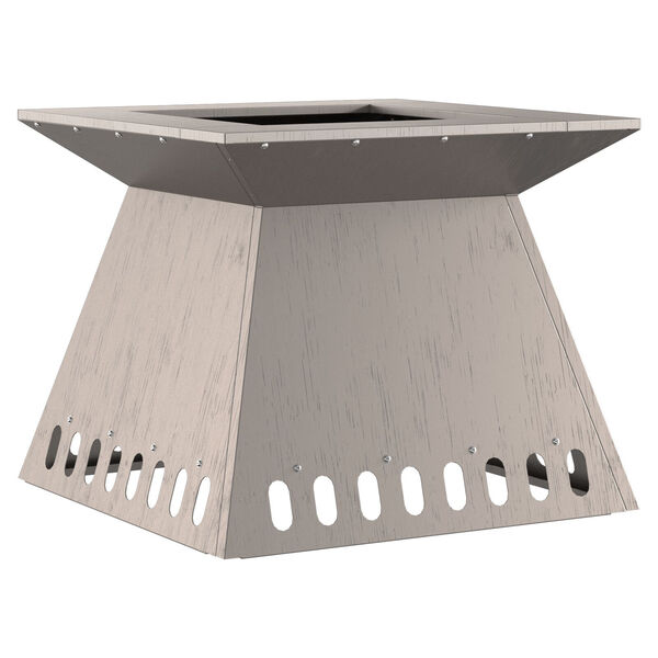 vidaXL Ogenj Rjava 48 x 48 x 40 cm Odporno jeklo