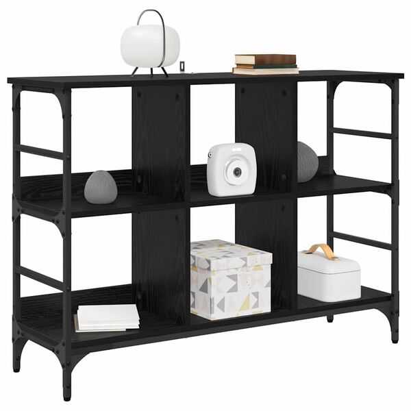 vidaXL Strani &scaron;al Črna Orehovina 102 x 32 x 73,5 cm