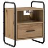 vidaXL Viseca nočna omarica Artisan hrast 40 x 30 x 50 cm