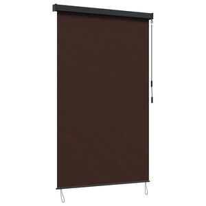 vidaXL Rolo Rjava 180 x 250 cm Tkanina in aluminij