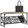 vidaXL Regal za čevlje sonoma hrast 90x30x45 cm inženirski les