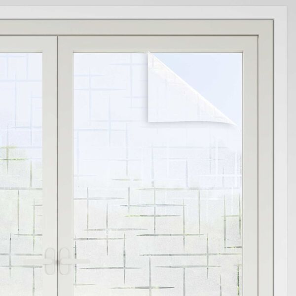 vidaXL Static filmski premaz za okno Vzorec zvezd 45 x 500 cm PVC