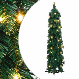vidaXL Umetna osvetljena novoletna jelka 45 LED diod 90 cm