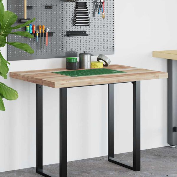 vidaXL Mizna plo&scaron;ča neobdelana 100x70x4 cm trden akacijev les