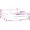 vidaXL Box Spring postelja z vzmetnicami Roza 180x210 cm Velvet