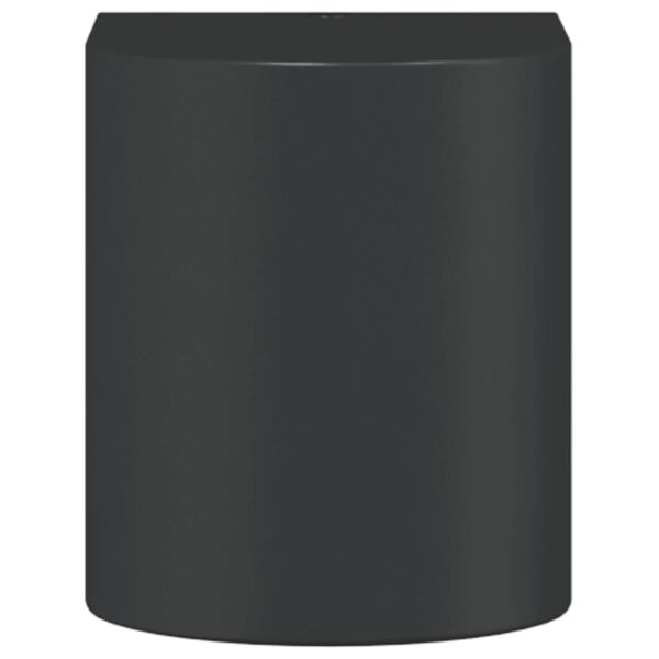 vidaXL Zunanja stenska svetilka črna tlačno lit aluminij