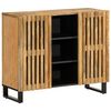 vidaXL Komoda 90x34x75 cm trden robusten mangov les