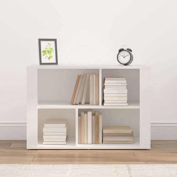 vidaXL Komoda bela 80x30x54 cm inženirski les