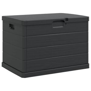 vidaXL &Scaron;katla za shranjevanje v vrtu Antracit 77,5 x 54,5 x 53 cm