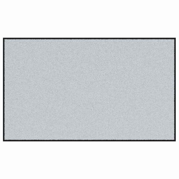 vidaXL Doormat Drugo Siva in črna 90 x 150 cm Polipropilen in vinil