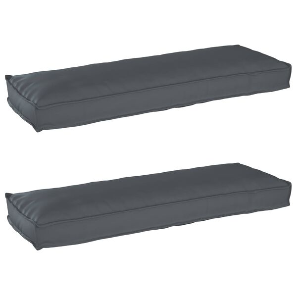 vidaXL Set blazin za palete 2 pcs Antracit 120 x 40 x 8 cm
