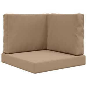 vidaXL Zunanja blazina za kavč Poliester Taupe 60 x 60 cm