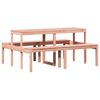 vidaXL Piknik miza 160x134x75 cm trden les douglas